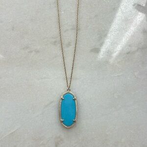 Kendra Scott blue pendant necklace